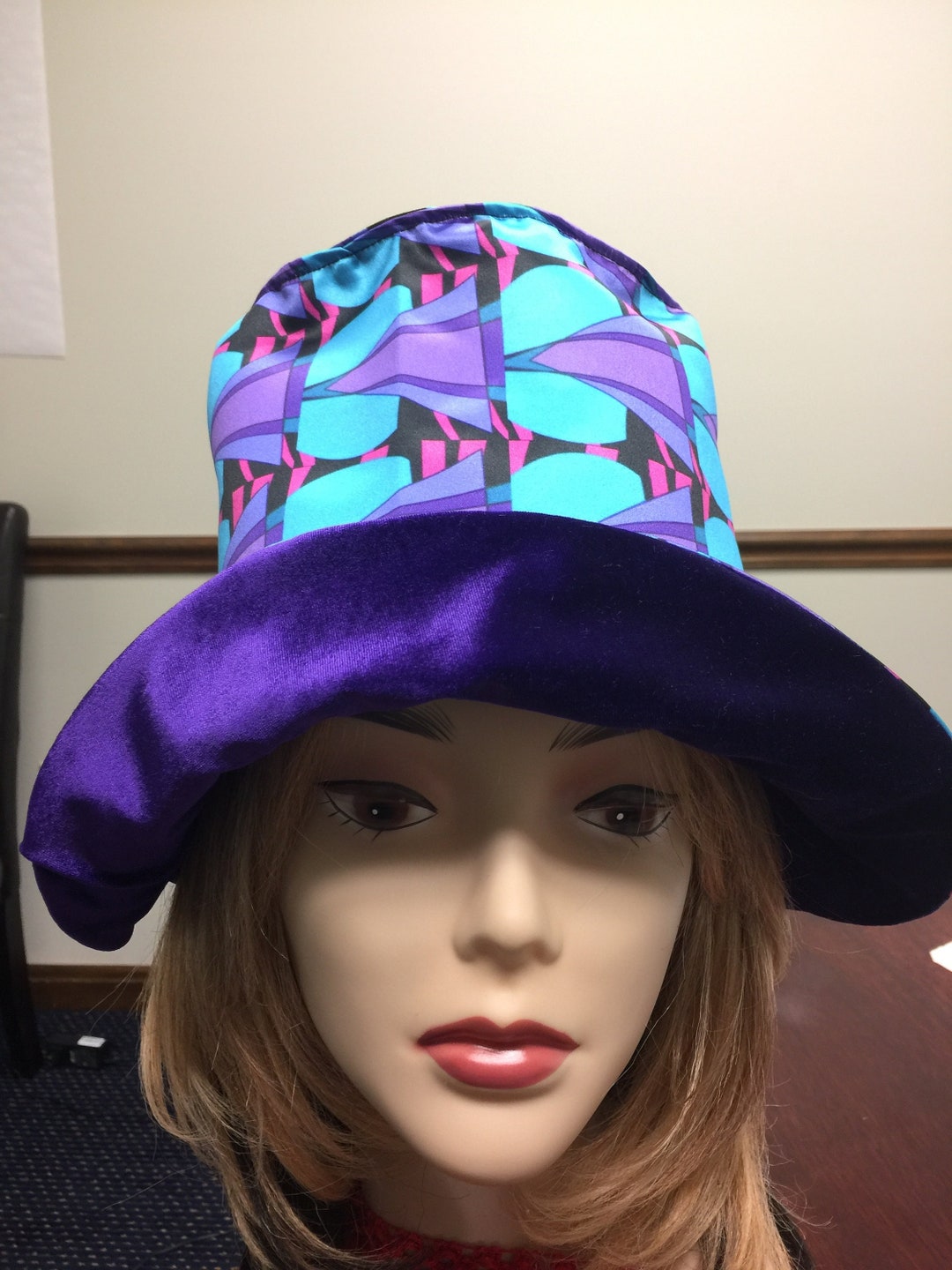 Bucket Style Reversible Hat Unique Hat Etsy