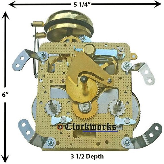 141-040K 43cm Hermle Clock Movement Replacement for the 141-070 ...