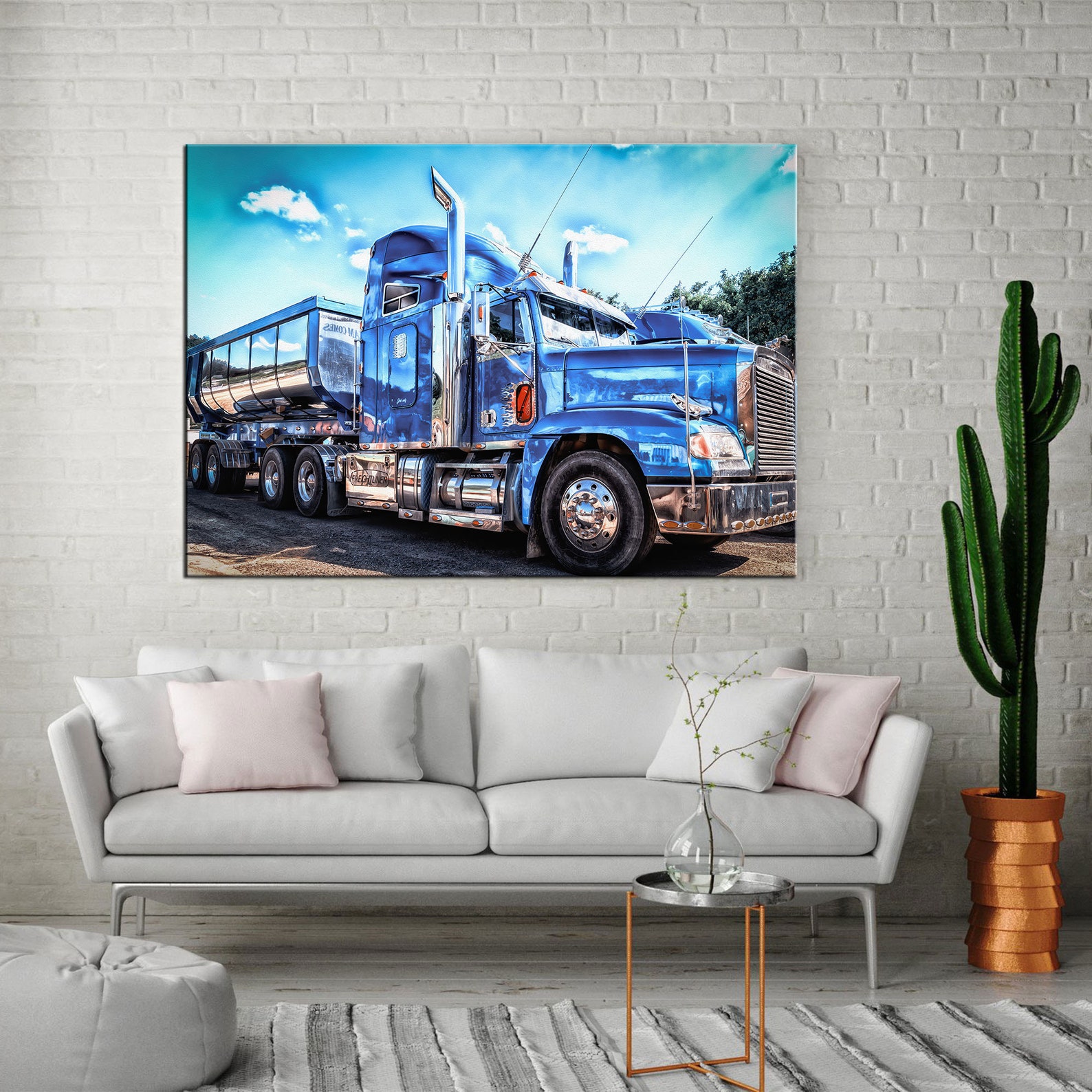 Truck Wall Art Canvas Art Truck Print Truck Wall Art Truck Etsy