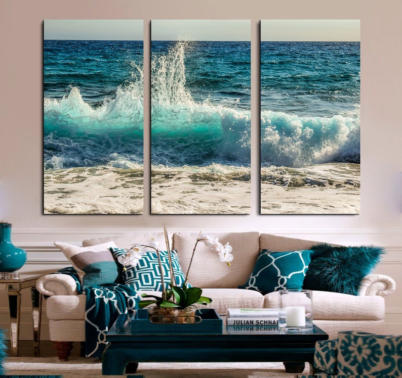 Canvas Art Ocean Canvas Wall Art Ocean Canvas Sea Waves Canvas - Etsy