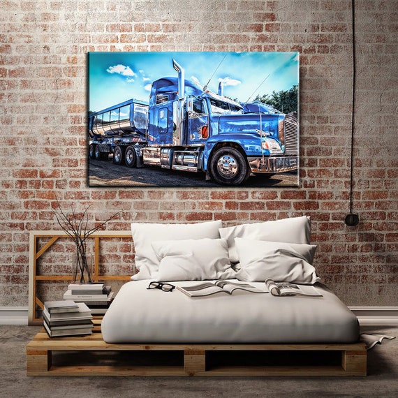 Truck Wall Art Canvas Art Truck Print Truck Wall Art Truck Etsy