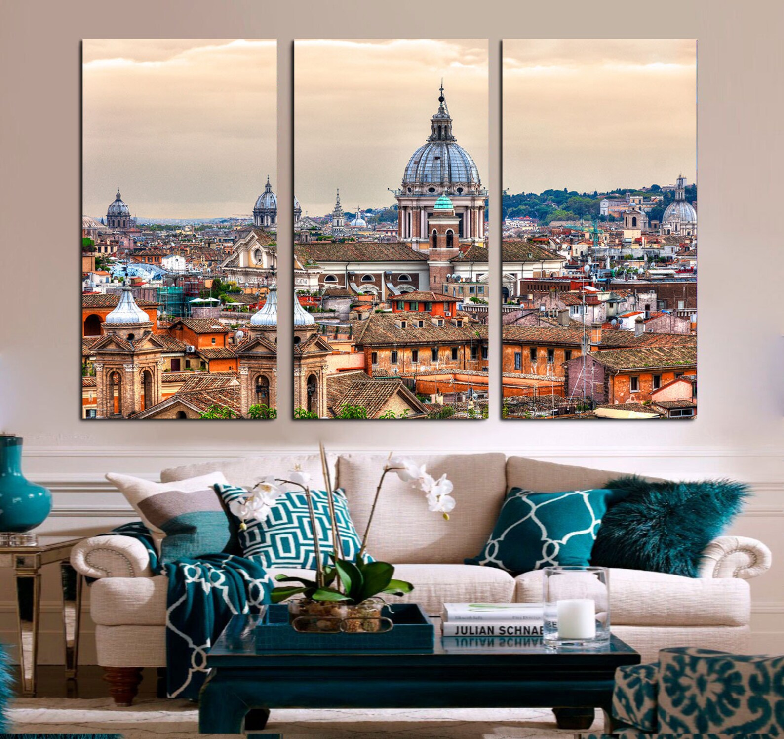 Rome Canvas Art Canvas Wall Art Rome Italy Canvas Print Wall Etsy