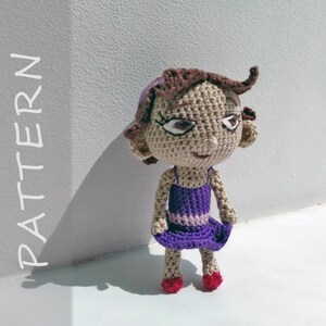 Crochet pattern June the amigurumi doll tiny Ballerina Doll tutorial image 2