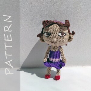 Crochet pattern June the amigurumi doll tiny Ballerina Doll tutorial image 7