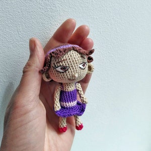 Crochet pattern June the amigurumi doll tiny Ballerina Doll tutorial image 5