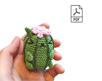 Crochet pattern for Cactus Cat cactus