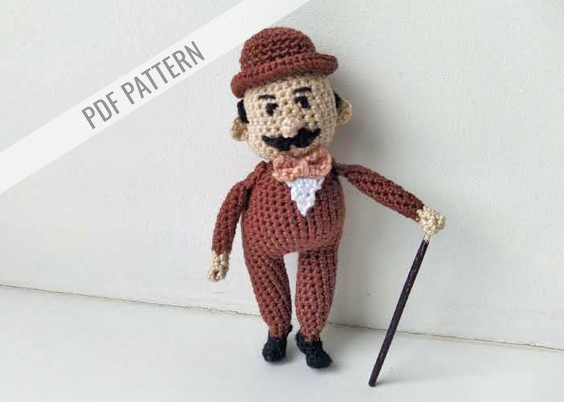 Crochet Pattern for the Detective Man Doll - Etsy