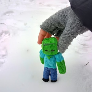 Crochet pattern for Square Zombie doll