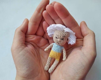 Crochet Pattern for Ukrainian hero tiny doll