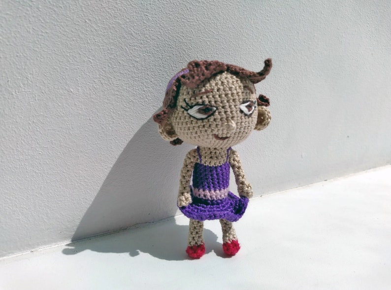 Crochet pattern June the amigurumi doll tiny Ballerina Doll tutorial image 3