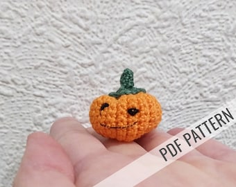 Crochet Pumpkin pattern, Halloween gift, amigurumi