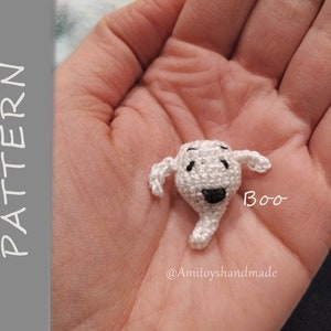 Crochet pattern for halloween ghost - boo