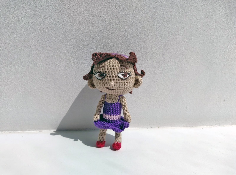 Crochet pattern June the amigurumi doll tiny Ballerina Doll tutorial image 6
