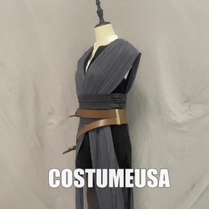 Rey Outfit The Rise Of Skywalker Rey Woman Girls Cosplay Costume Halloween Suit