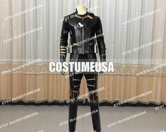 Avengers Infinity War Cosplay Costume Outfit Avengers Hawkeye Clint Barton Cosplay Costume Custom Made Size
