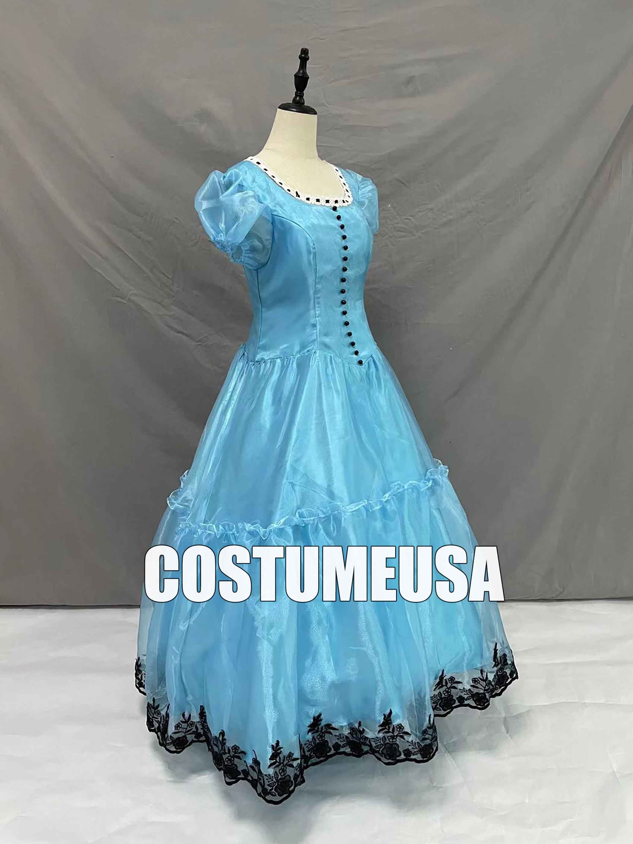 Alice Dress Alice in Wonderland Blue Dress Cosplay Costume Adult