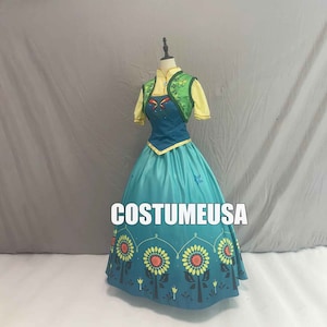 Anna frozen costume adults uk discount