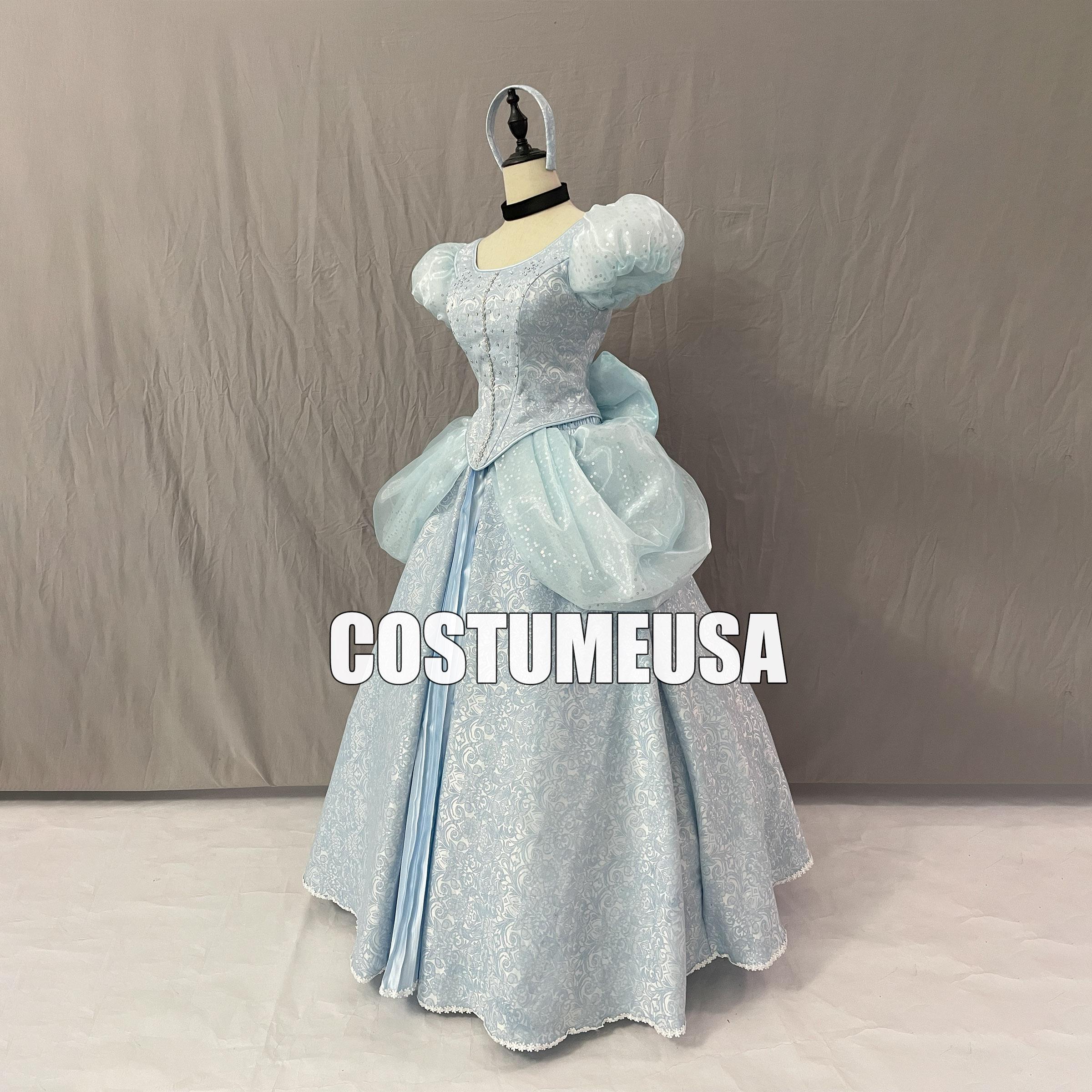 Abito da Principessa Cenerentola Turchese - Costume per Bambini