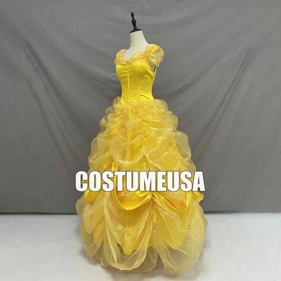 short belle dress for adults Amazon.com: AGLAYOUPIN Adult Women Princess Cosplay Costume Flower Dress  Halloween : Clothing, Shoes & Jewelry