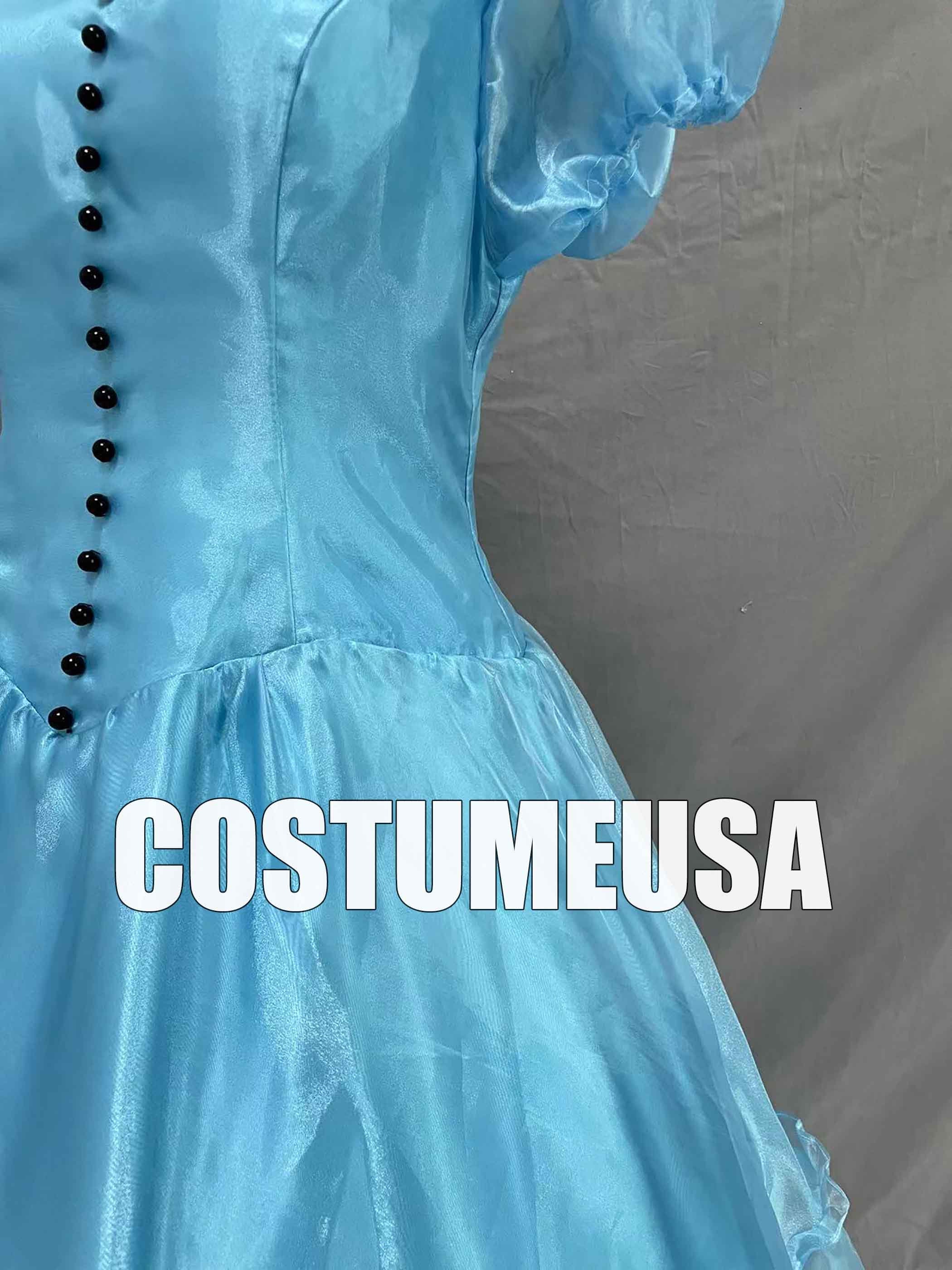 Alice Dress Alice in Wonderland Blue Dress Cosplay Costume Adult Woman Girls Halloween Outfit