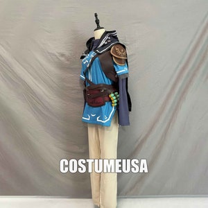 Zelda Link Prince Cosplay Costume Tears Of The Kingdom Zelda Link Outfit Costume Cosplay Men Adult