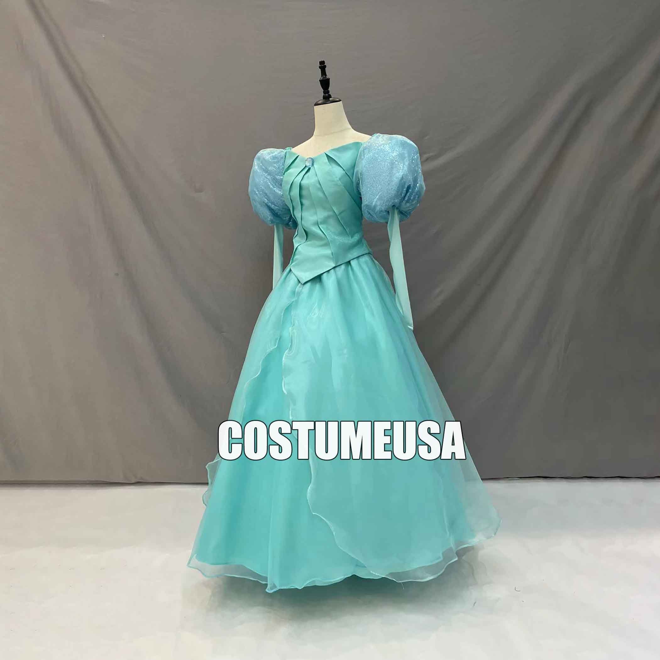 ★THREETIMES★ARIEL DRESS Disney Baby Girl Little Mermaid Ariel Cosplay Dress, Sizes 0