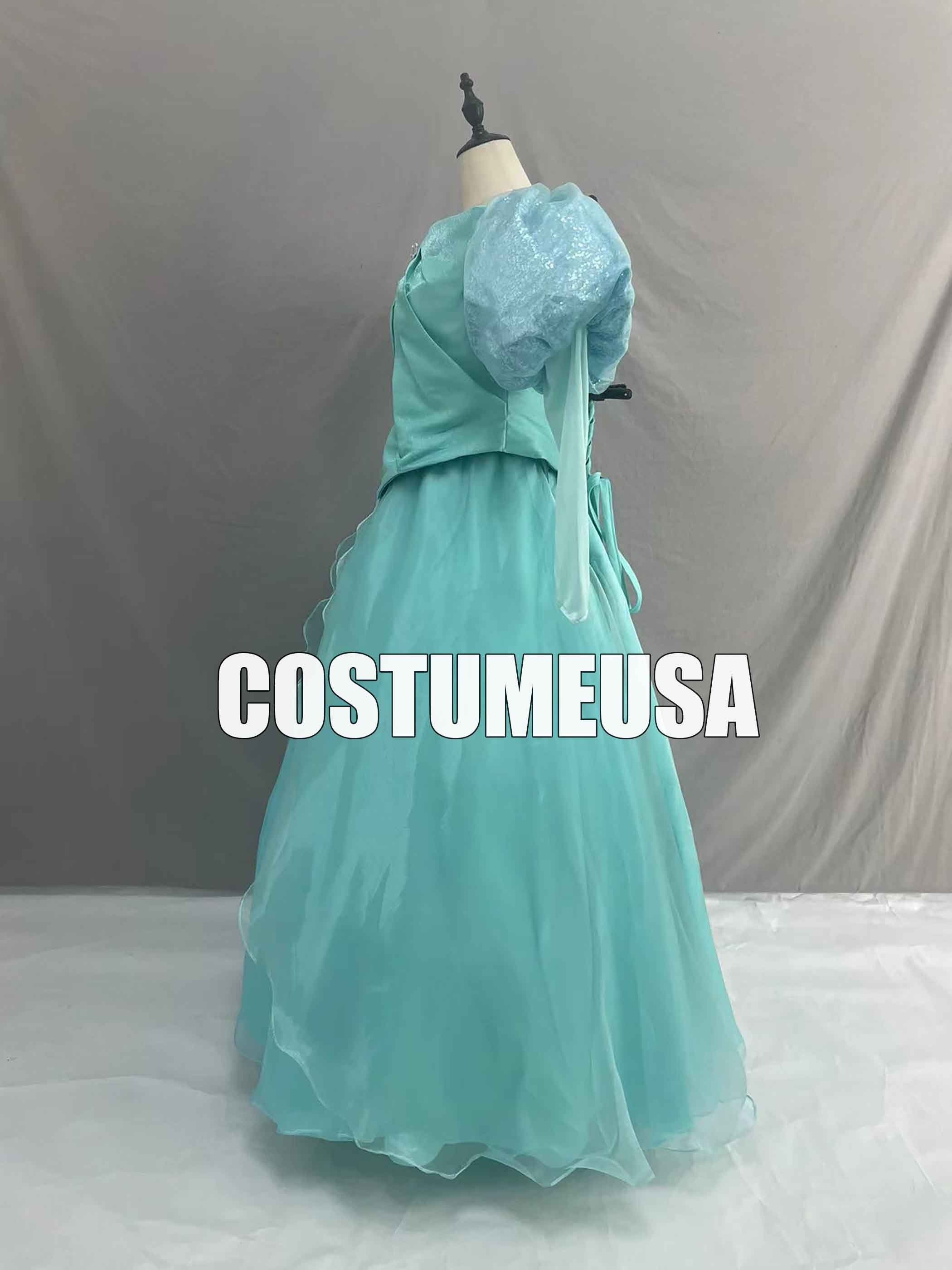 Princess Ariel Dress Ariel Cosplay Costume Little Mermaid Dress Green Adult  Woman Girls - Etsy