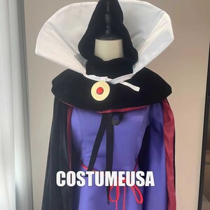 Princess Evil Queen Dress Purple Snow White Evil Queen Cape Cosplay Costume