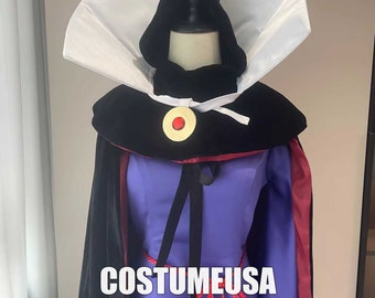 Princess Evil Queen Dress Purple Snow White Evil Queen Cape Cosplay Costume