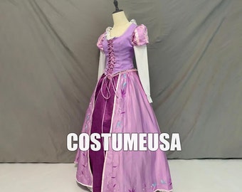 Luxury Design Princess Rapunzel Dress Tangled Rapunzel Dress Rapunzel Embroidery Flowers Woman Cosplay Costume