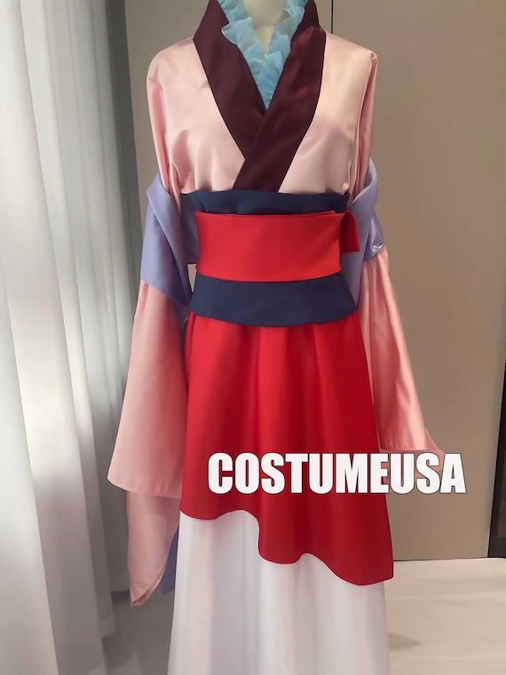 mulan pink dress Mulan Sparkle Classic Girls Halloween Costume Sm New Disney Dress Pink 75092