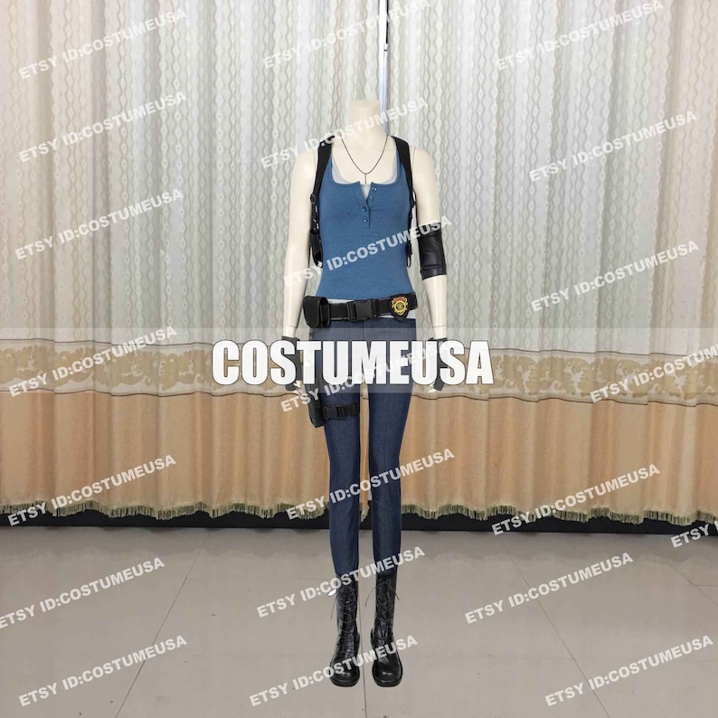 Custom made Size The Resident Evil 3 Remake Cosplay Costume Resident Evil Jill Valentine Outfit Princess Dress Cosplay Costume