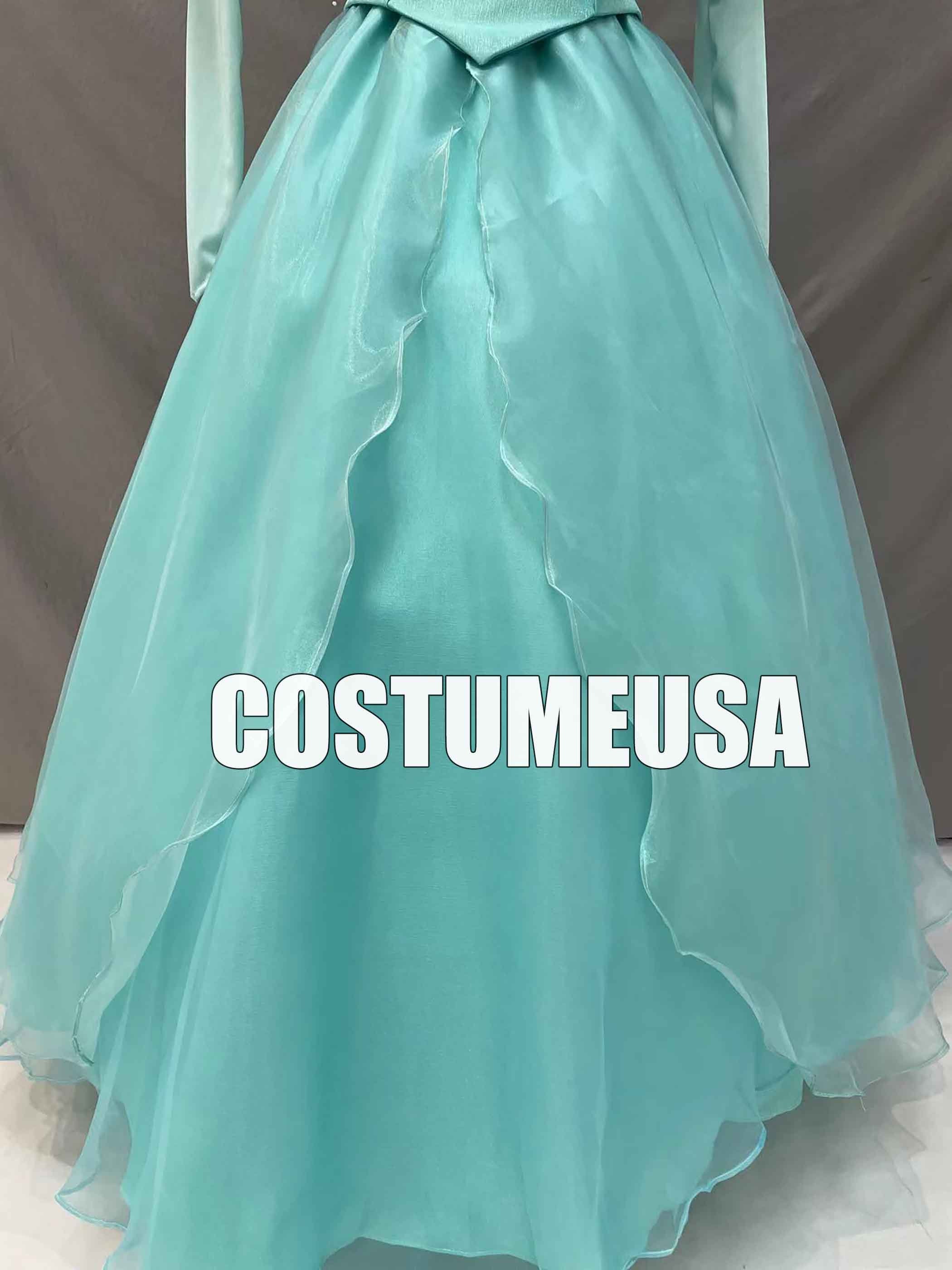 Princess Ariel Dress The Little Mermaid Ariel Dress Green Costume Cosplay Adult Woman Girls