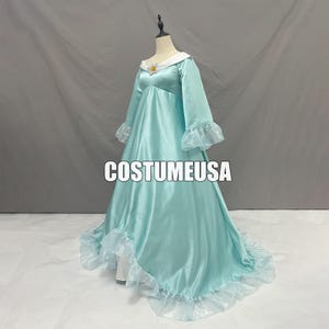 Princess Rosalina Dress Mario Galaxy Rosalina Green Outfit Dress Adult Woman Girls Cosplay Costume
