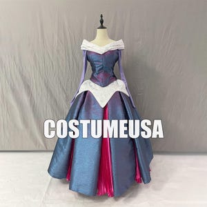 Princess Aurora Dress Sleeping Beauty Aurora Dress Outfit Cosplay Costume Outfit Dress Adult Woman Girls