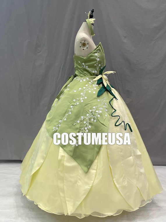 what shade of green is princess tiana's dress Amazon.com: Princess Tiana Dress for Girls Green Fairy Frog Birthday Party Fancy Dresses Halloween Elf Costume Outfits with Accessories (5-6T) : Clothing, Shoes & Jewelry