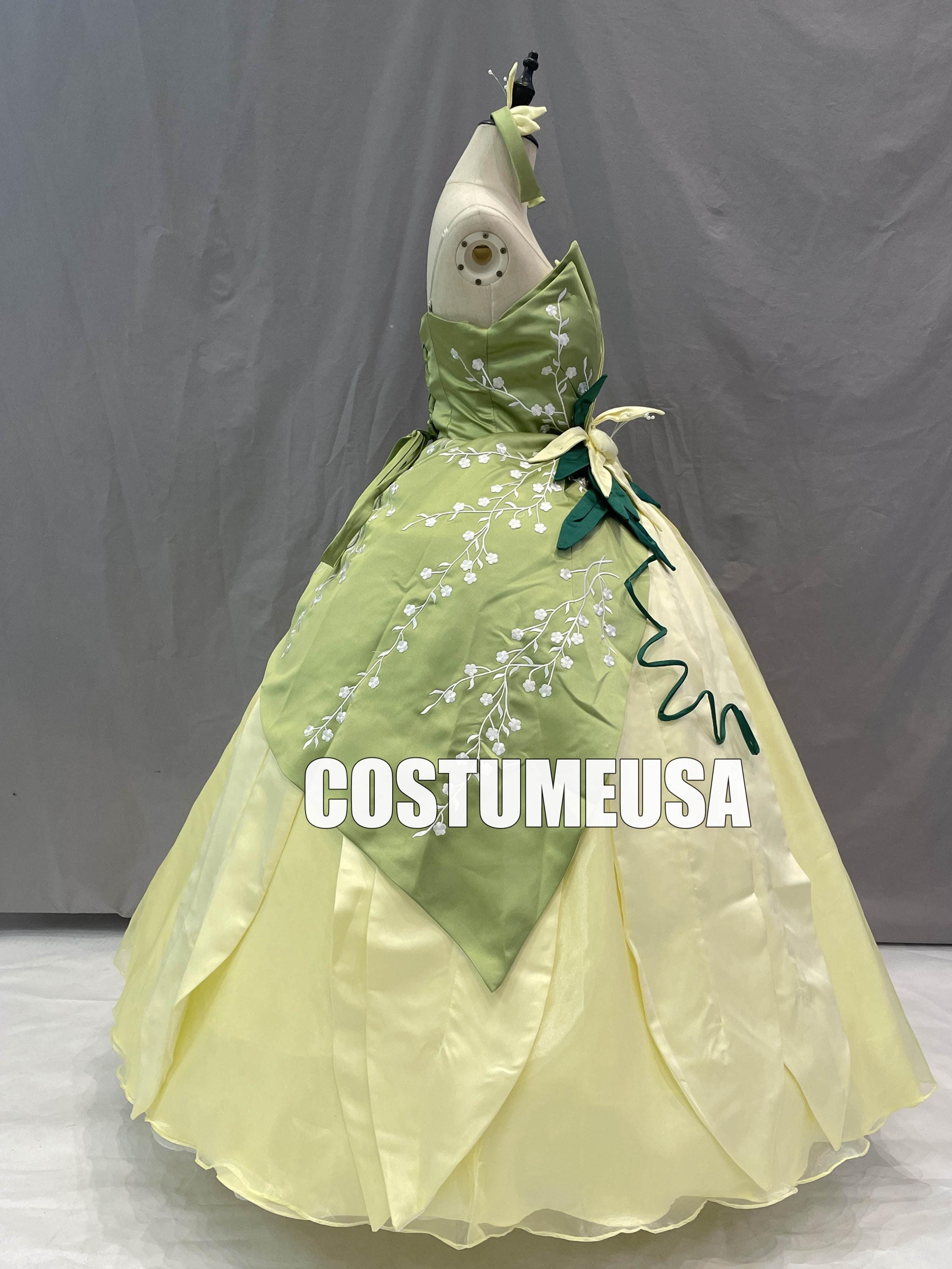 princess and the frog dress for adults Beading Tiana Princess Gowns - Disney Princess - Disney Adult Costume -  Tiana and the Frog