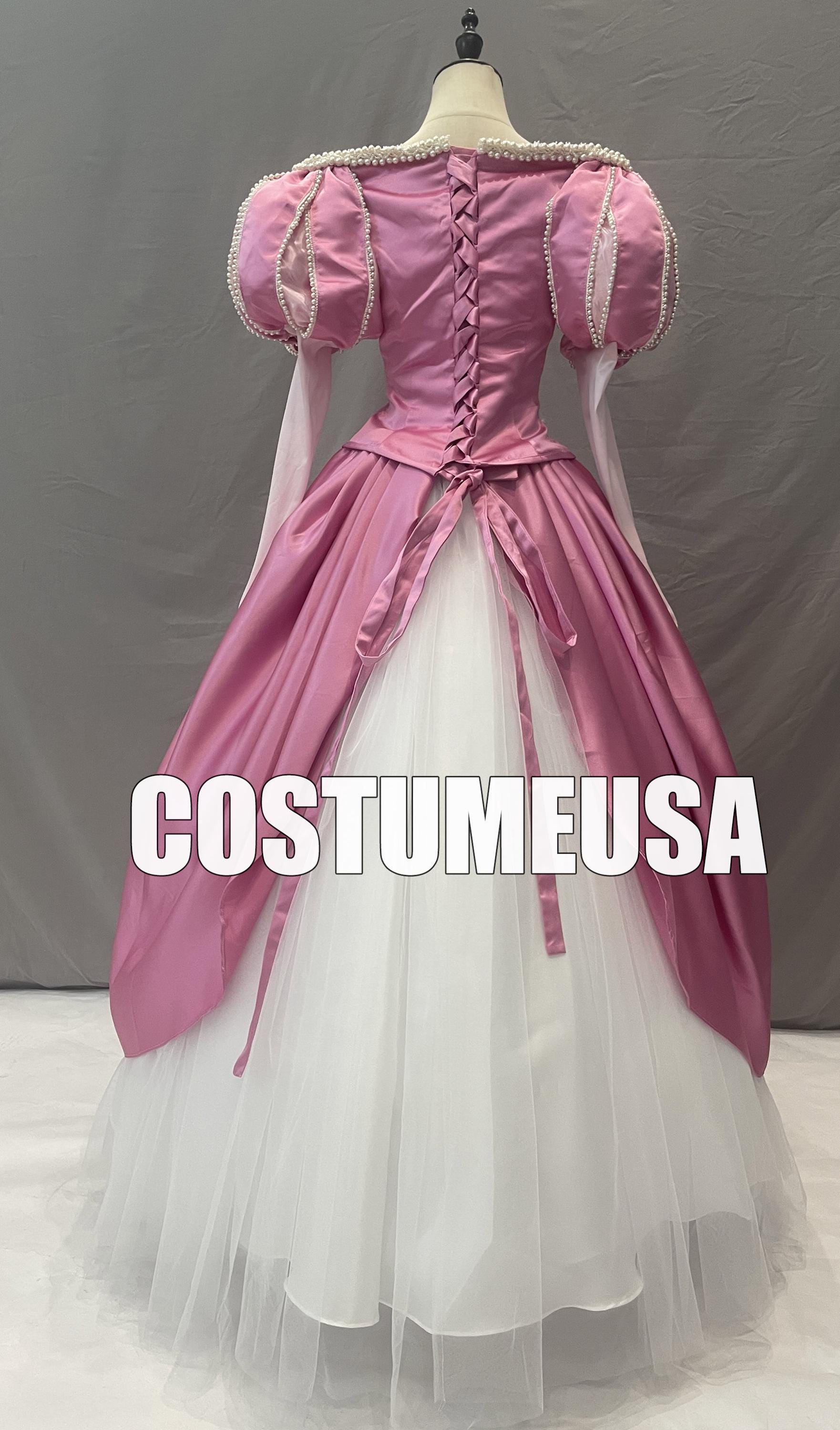 ariel pink dress costume Fun Costumes Premium Disney Princess for Women - The Little Mermaid Ariel Ball Gown with Hair Comb Now you can look just like this brave princess when you put on our Ariel Pink Dress Costume The Little Mermaid Ariel Dress