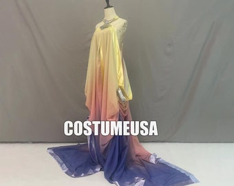 Queen Padme Dress Star Wars Padme Amidala Dress Printed Woman Girls Cosplay Costume