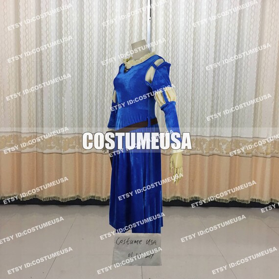 NEW Custom Made Princess Merida Costume Dress for Brave Cosplay