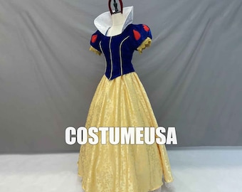 Prinzessin Schneewittchen Kleid Schneewittchen Kleid Erwachsene Frau Mädchen Cosplay Kostüm