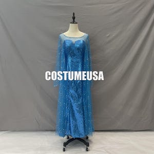 ice princess dress adult Frozen Snow Queen Elsa Deluxe Costume for Women