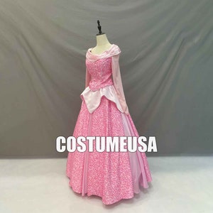 Princess Aurora Dress Sleeping Beauty Aurora Dress Adult Woman Girls Cosplay Costume