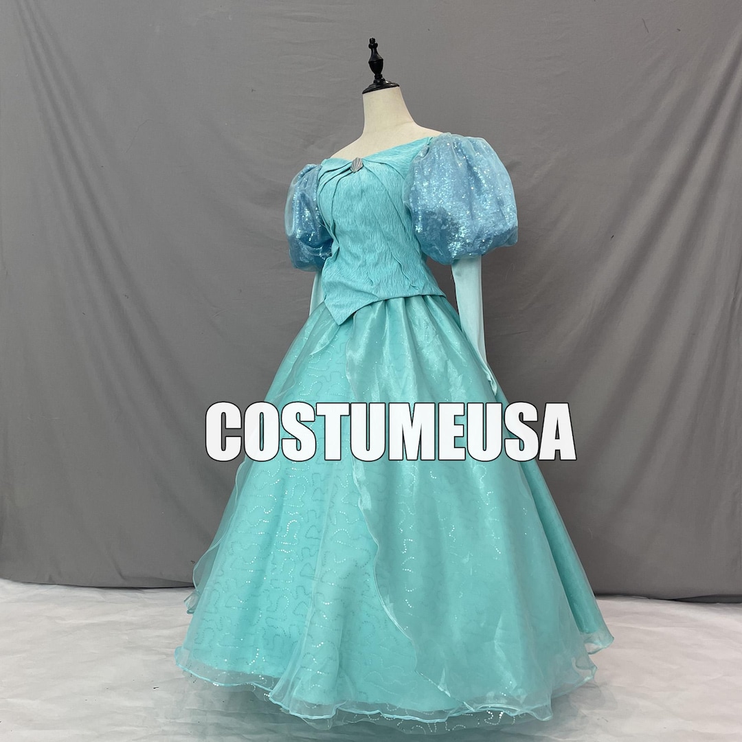 Handmade Princess Ariel Dress the Little Mermaid Ariel Green Cosplay Costume Outfit Dress Adult Woman Girls Luxury - Etsy Handmade Princess Ariel Dress the Little Mermaid Ariel Green Cosplay Costume Outfit Dress Adult Woman Girls Luxury - Etsy
