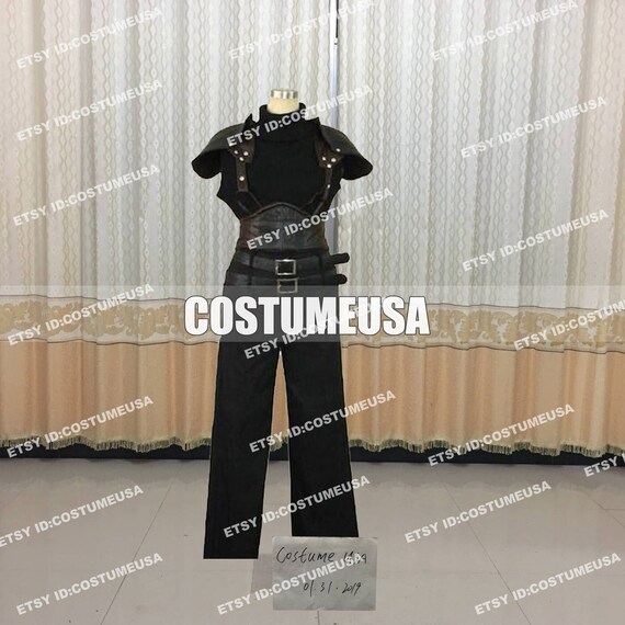 Custom Made Size Final Fantasy Vii 7 Crisis Core Zack Fair Cosplay Costume