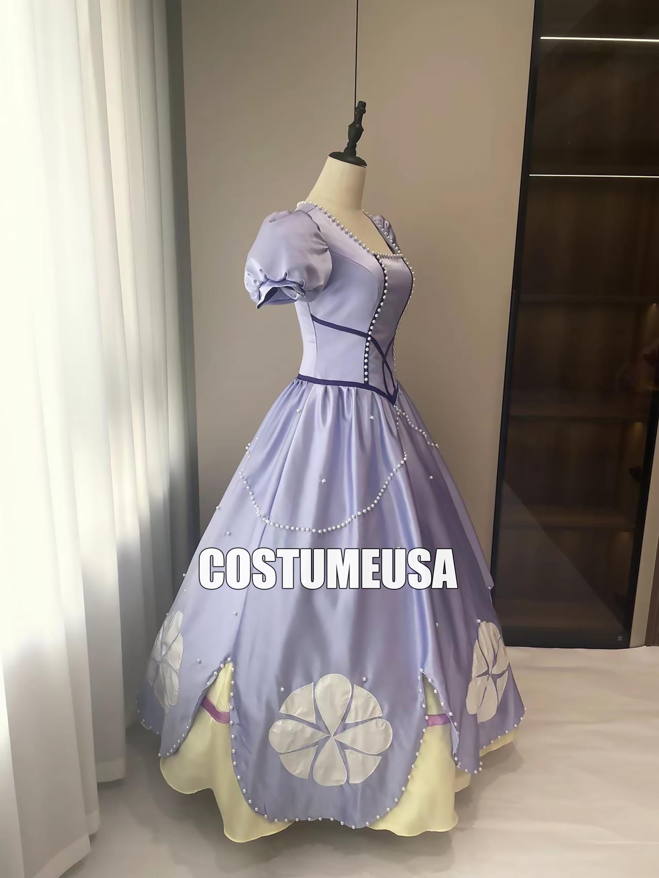 Cosplay Costume Robe Princesse Sofia Princess Sofia Dress Sofia The First  Princess Dress Purple Woman Girls Cosplay Costume