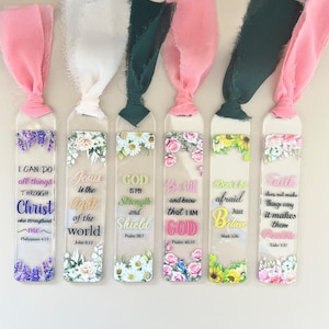 Bookmarks, faith bookmark, acrylic bookmarks, religious bookmarks, book lover accessories, accessories, Bible bookmarks, religious quotes