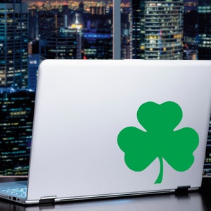 Shamrock Sticker Boston Shamrock Vinyl Sticker Decal Car Truck Locker Irish Lucky St Patrick's ...