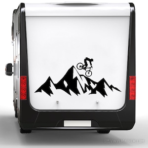 MTB Mountain biking downhill vinyl sticker decal bike love mountain bike bmx cycling