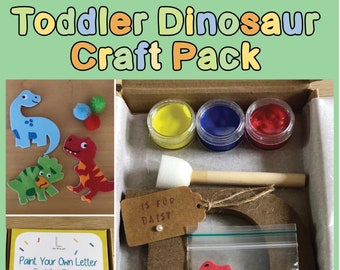 wooden dinosaur to paint